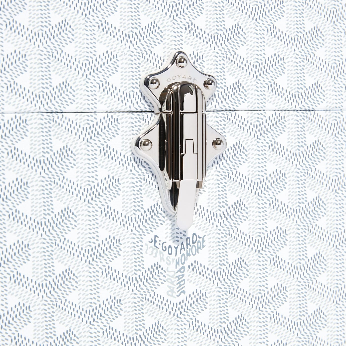 Goyard Cassette Trunk Bag White - Image 6